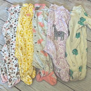 3M Baby Girl Sleeper Lot of 5